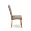 L'ensemble de table de cuisine 3 pièces comprend une table de salle à manger ronde avec piédestal et 2 chaises rembourrées en tissu kaki foncé, 30 x 30 pouces, chêne-349839996-349839992-349839943