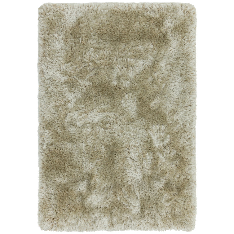 Plush Deep Pile Shaggy Pearl Rug