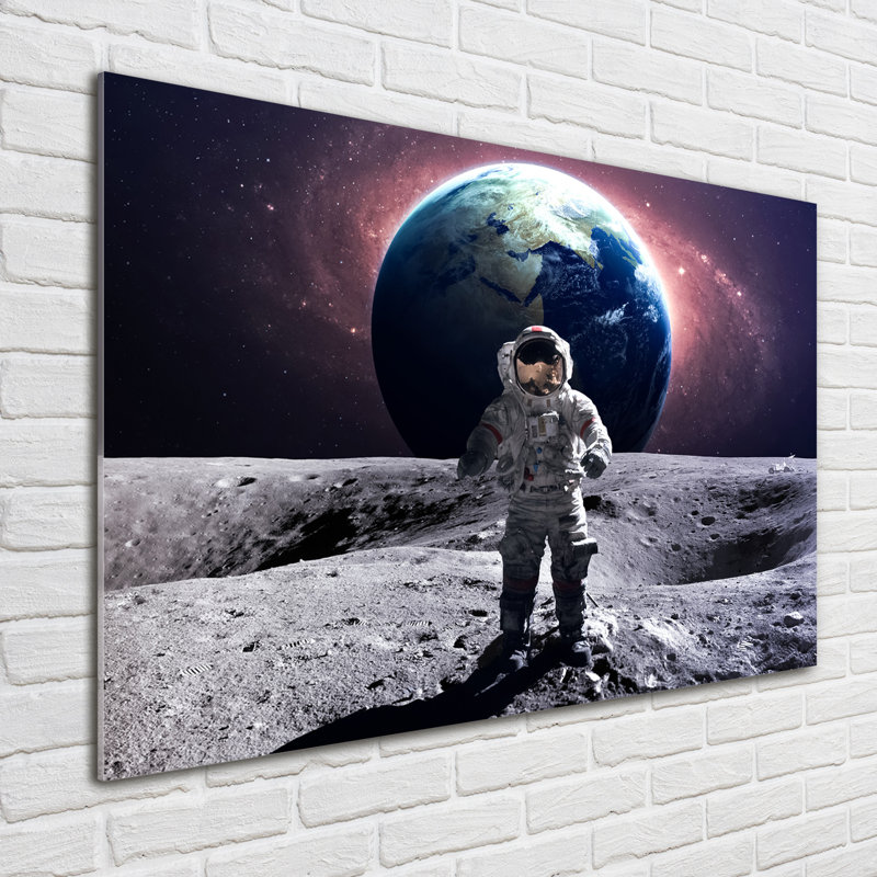 Astronaut - No Frame Print on Glass