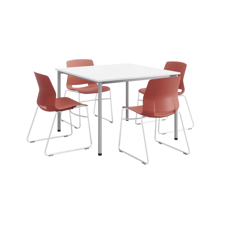 Dailey-" Lola Set 42" L Square Breakroom Table and Chair Set
