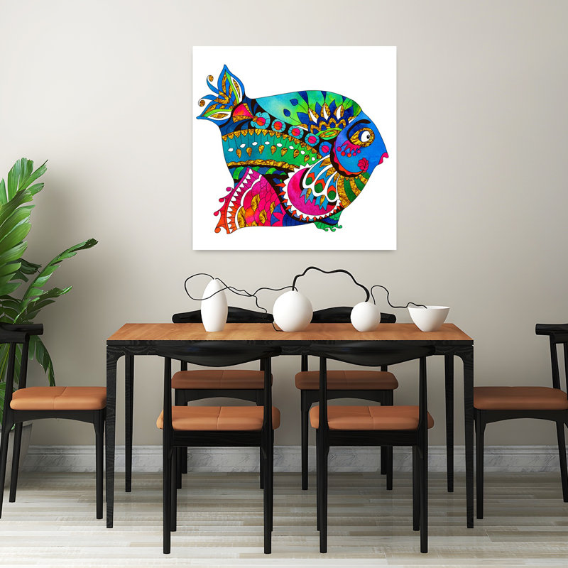 Art contemporain contemporain abstrait, H 32 po x l 32 po