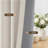 100% Blackout Curtains Linen Textured Solid Thermal Insulated Curtains & Drapes For Living Room Bedroom (50" Wide, Set Of 2)-558668436-558668438