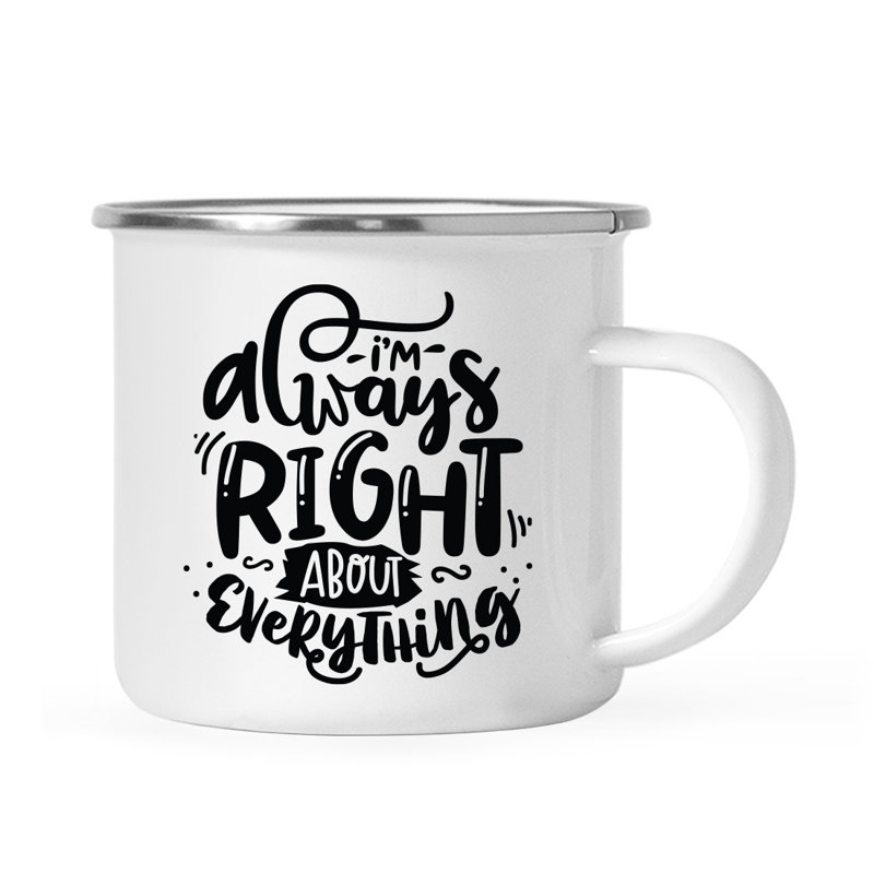 Tasse de camping «Funny Mom», Droite
