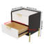 Table de chevet 2 tiroirs Saelor