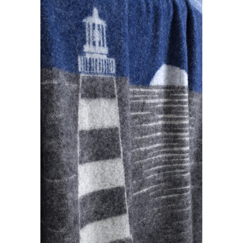 Lighthouse Wool Throw