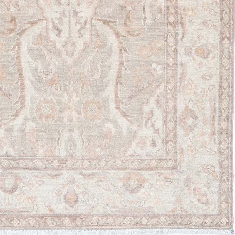 Tapis décoratif traditionnel en laine noué à la main 3 pi x 4,6 pi