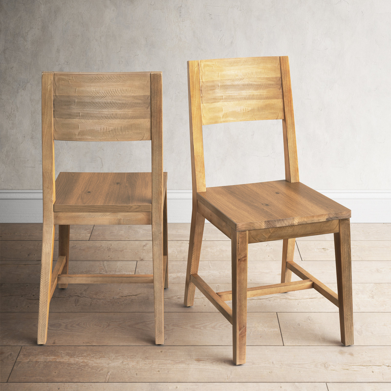 Lafond 8 Piece Solid Wood Dining Set, 18" H x 71" W x 15" D