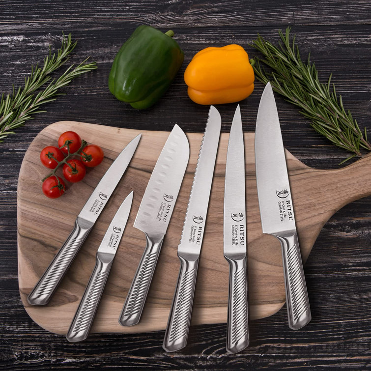 17 Pieces Professional Kitchen Knife Block Set – RITSU Knife