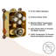 Système de douche thermostatique à double pomme de douche avec douchette intégrée et douchette pour la douche-91264276