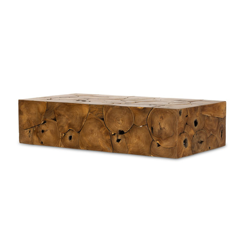 Teak Root 65'' Rectangular Outdoor Coffee Table