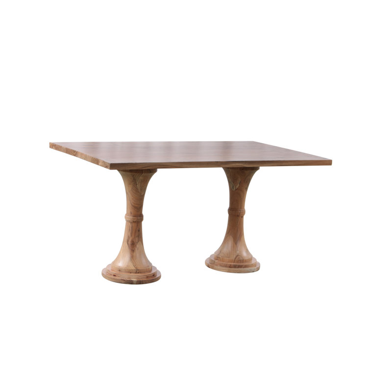 Table de salle à manger rectangulaire L 59 po x l 33,5 po Forhad