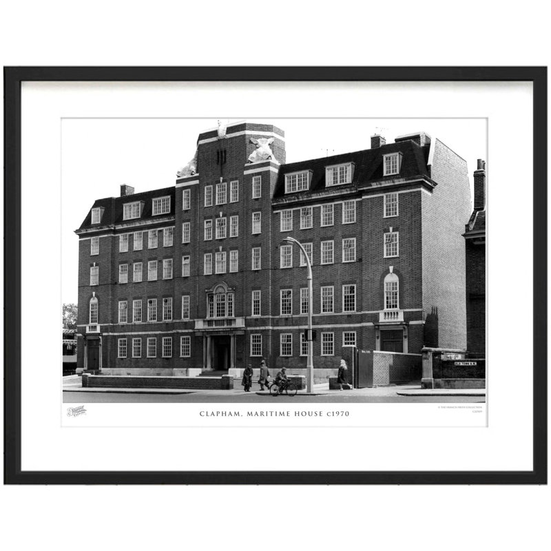 Clapham, Maritime House C1970 by Francis Frith - Single Picture Frame Print, 40cm H x 50cm W x 2.3cm D
