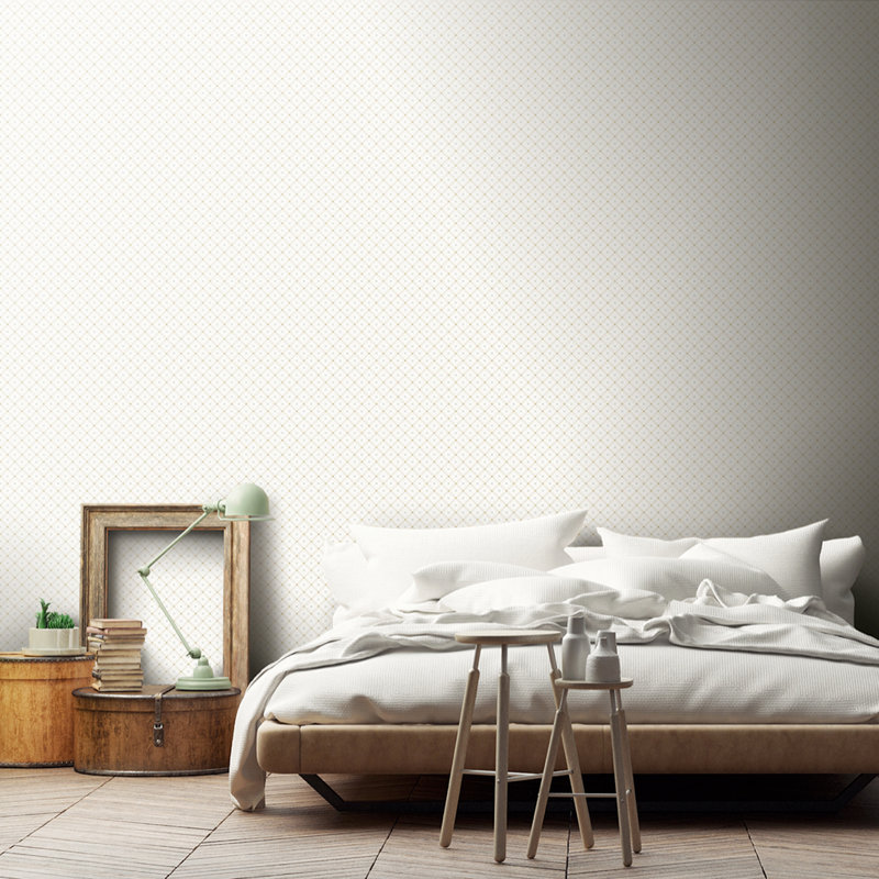 Bryanna 10.05m x 53cm Matte Wallpaper Roll, Cream