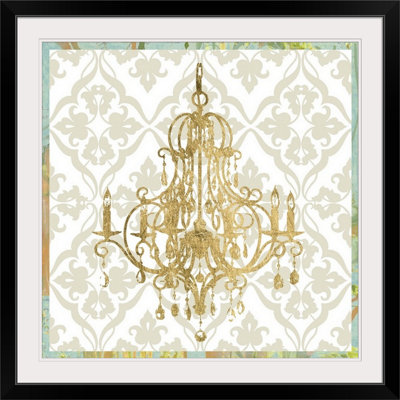 " Damask Chandelier II " by Jennifer Goldberger