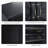 Kitchen Cabinet With Adjustable Shelf And Drawer, Black For Dining Area Sideboard Drawer