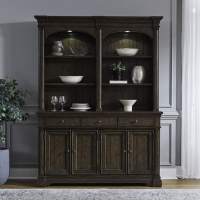  Huche et buffet Tawona avec éclairage à DEL tactile