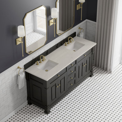 Brookfield 72'' Double Bathroom Vanity with Top