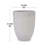 Stylish Planter In Milk White Ceramic For Indoor And Outdoor Use - 16.62" Dimensions, 54.16 Lbs, Heat , Built Drainage, Frost No Assembly Practical Flowerpot With Drainage Patio, Garden, Windowsill-1562239413