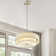 Maskell 4-Light Fabric Semi Flush Mount Ceiling Light Chandelier