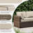 Outdoor 5" Replacement Cushion Set Seat/Back Cushions (Set Of 6 Cushions, 6 Backrests, 2 Corner Cushions)-Cushion Set Only-1650688582