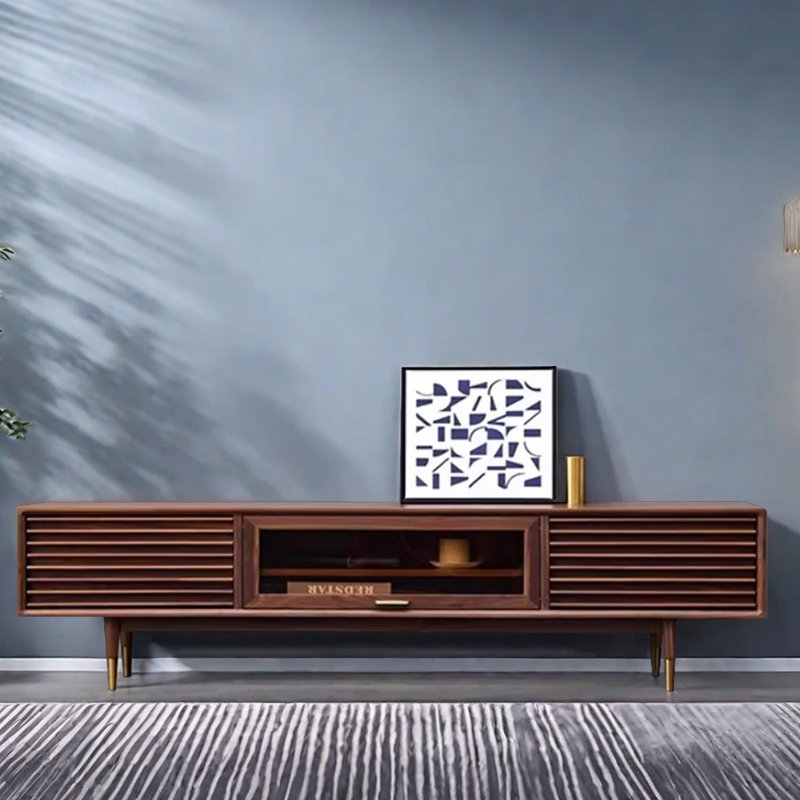Meuble télé rétro, H 19,68 po x L 86,61 po x l 15,74 po