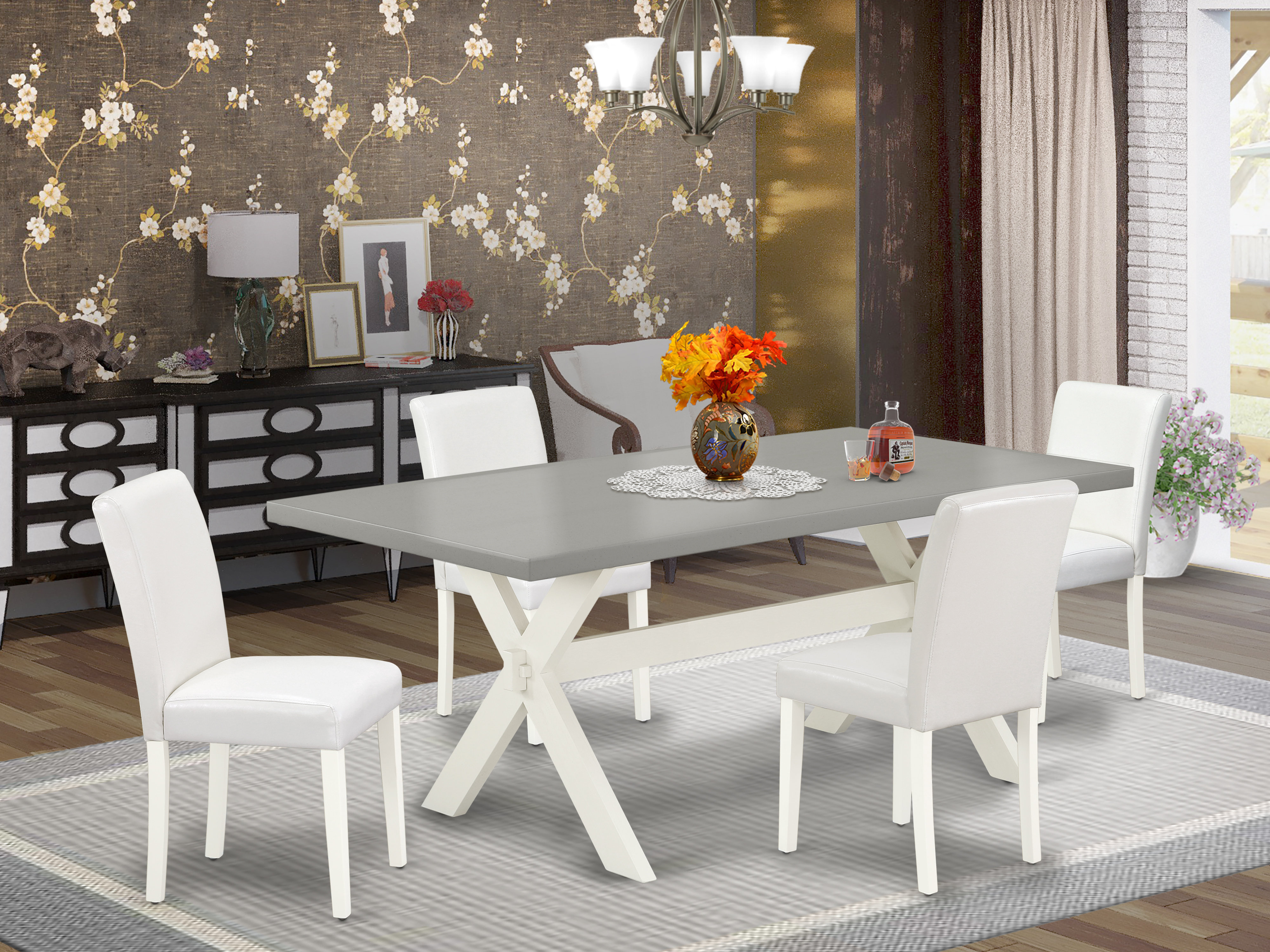 Red Barrel Studio 4 - Person Acacia Solid Wood Dining Set - Wayfair Canada