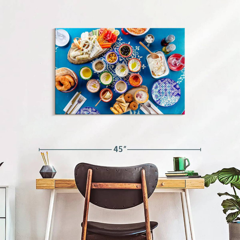 Yarlin Turkish Feast, 24" H x 36" W