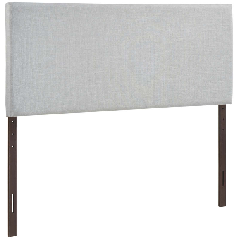 Tête de lit tapissier McCready Porch & Den, Gris, Double