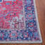 Tapis rouge / bleu marine en coton Ferrigno-44997507