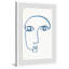 «Blue S croquis» par Acelynn, reproduction de cadre photo-1851895555-1851895563