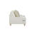 Haley Upholstered Loveseat with Pillows, White