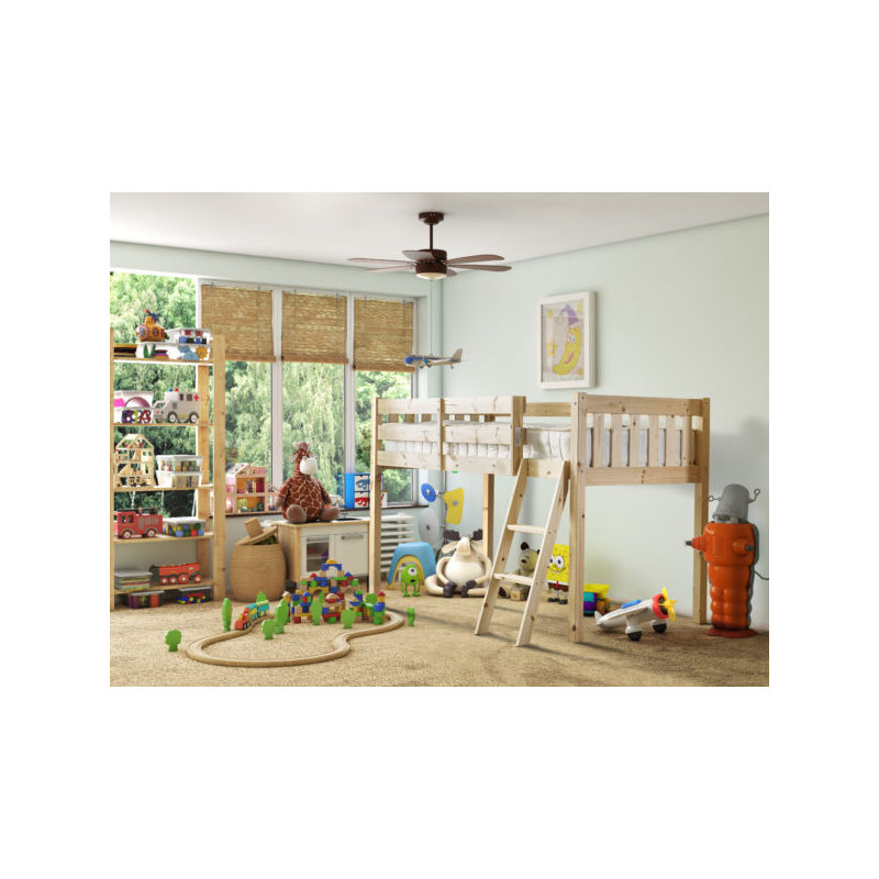 Garst Mid Sleepers with Built-in Ladder Included, Small Double (4')