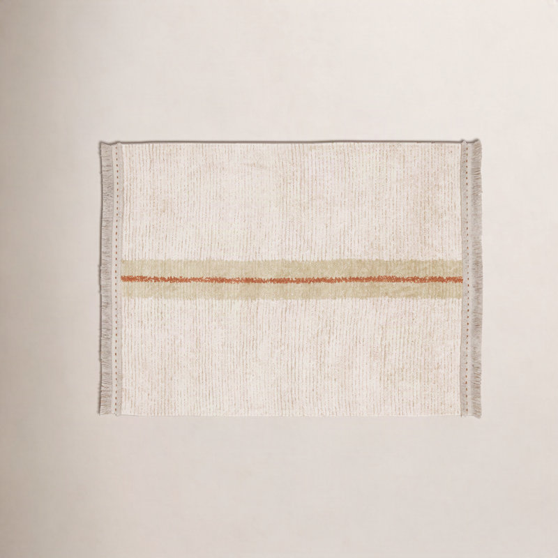 Reversible Washable Rug Duetto Sage, Retangle 7' 10" x 5' 7"