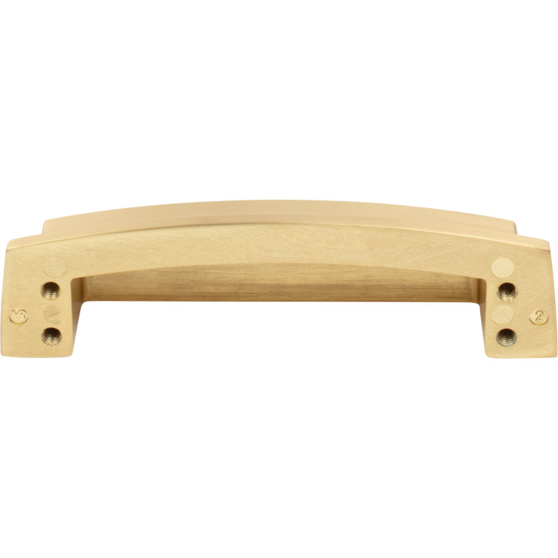 Cup / Bin Pull, Brushed Gold