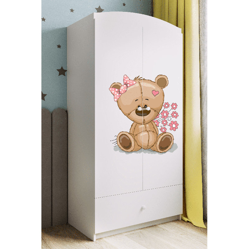 Cicero 2 Door Wardrobe, White