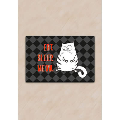 Tapis pour litière de qualité supérieure, antidérapant, 15,8 po x 23,6 po | 100% PVC, lavable à la machine à 86 ° F | Durable, facile à nettoyer, garde les planchers sans dégâts et réduit le suivi pour une maison heureuse