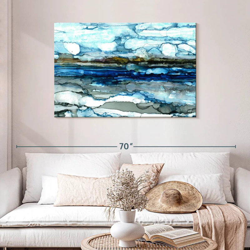 Avery Silver Coast, 30" H x 45" W