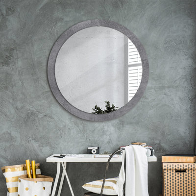 Huldar Glass Flat Wall Mirror