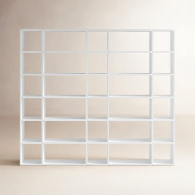 Araeya Wide Geometric Bookcase