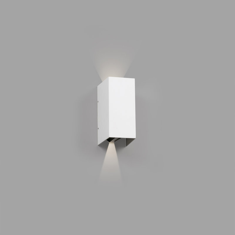 Tahmina 1 - Bulb 16.5 cm H Hardwired Integrated LED Outdoor Wall Light, White