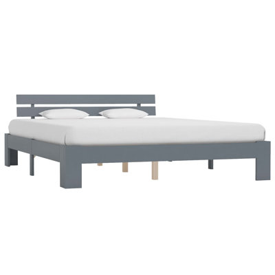 vidaXL Bed Frame Solid Pine Wood
