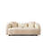 2-Seat Sofa Loveseat With Walnut Legs