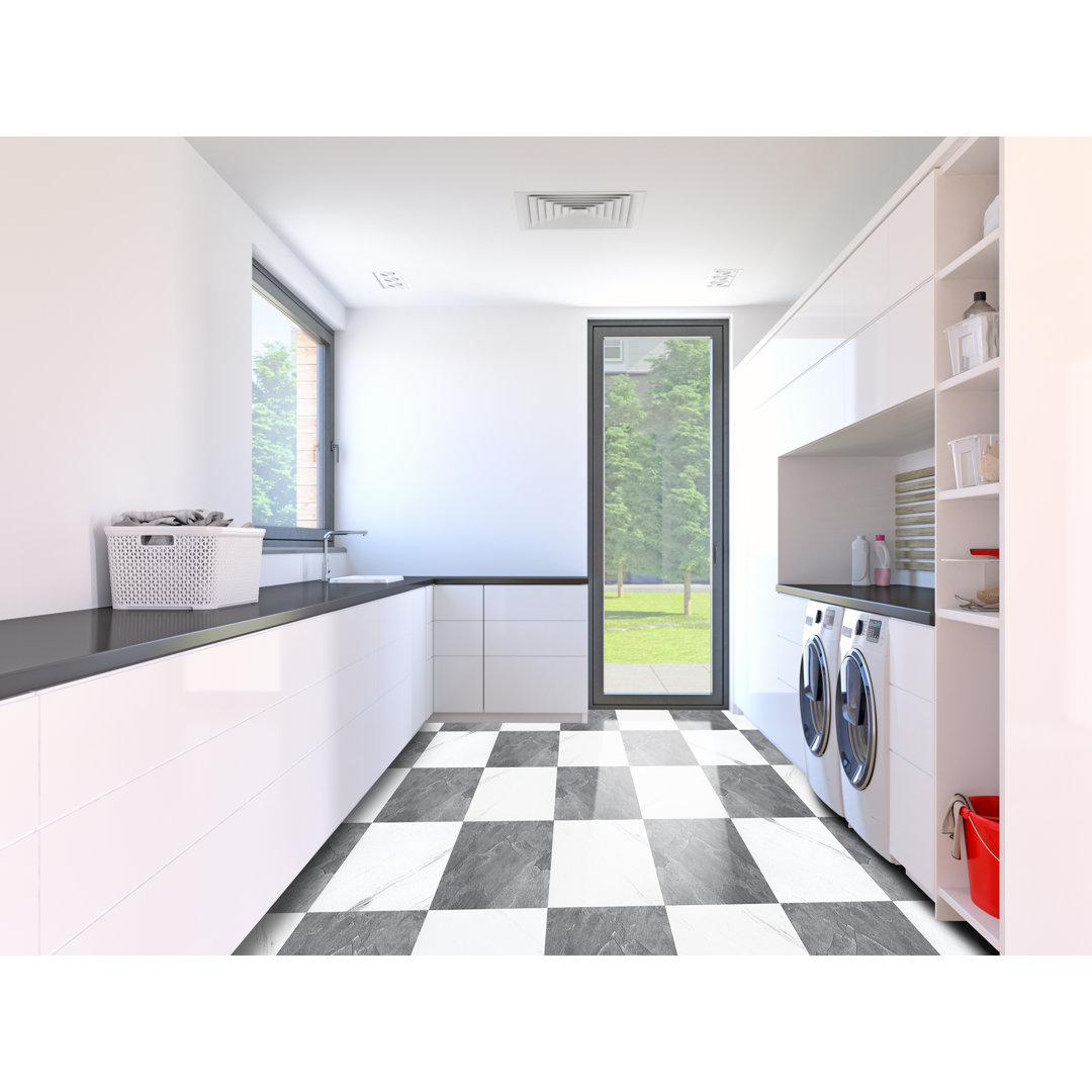 30.48 cm x 30.48 cm Vinyl Floor Tiles, 50 Per Pack