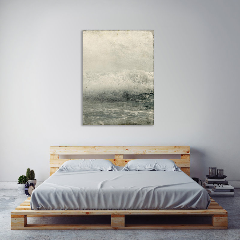 « ocean ondulations 2 » par kimberly allen, impression sur toile tendue, H 40 po x l 30 po x P 1,5 po
