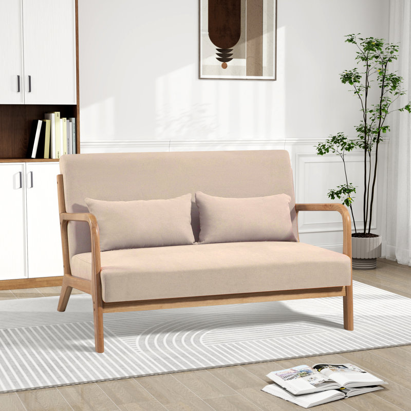 Causeuse Avonta, Polyester beige Avonta