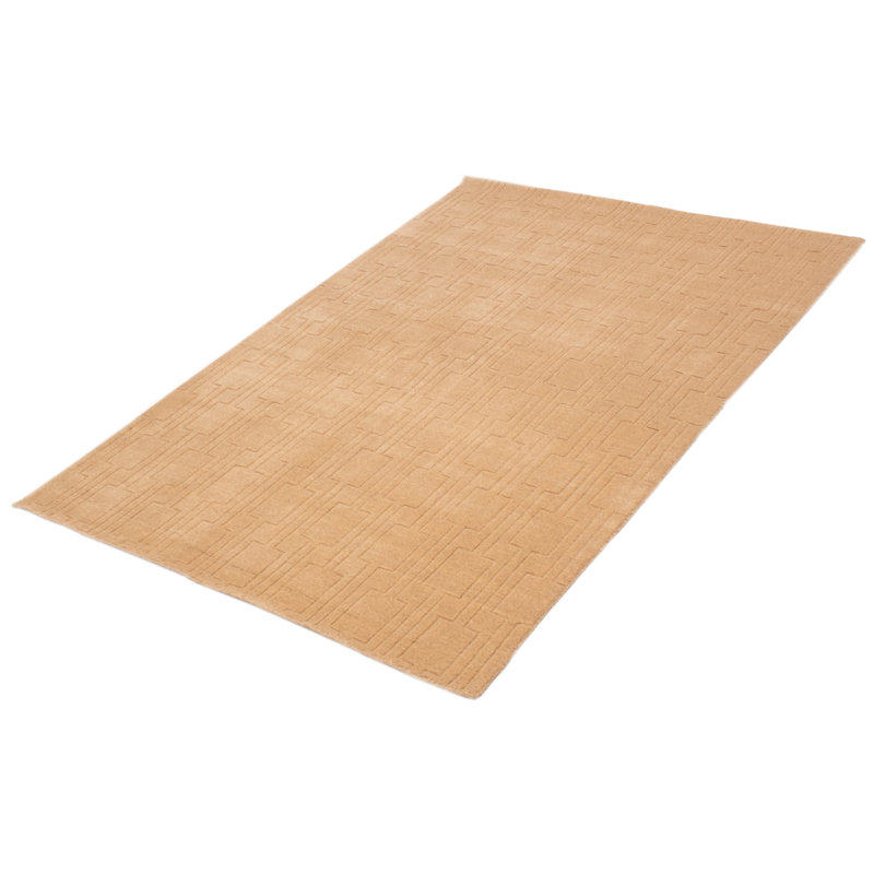 Tapis brun clair Kashkuli Gabbeh 6 pi 8 po x 9 pi 9 po