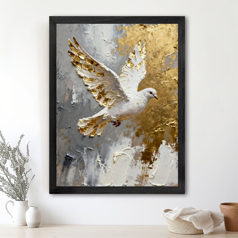 Reproduction d'art encadrée noire rétro, H 11 po x l 9 po