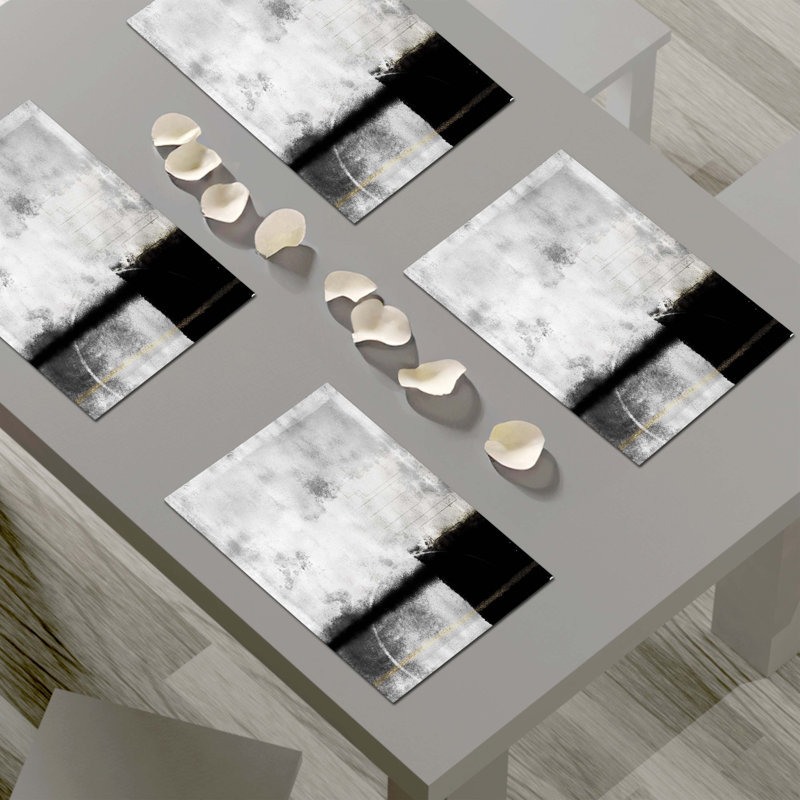 Napperon abstrait en polyester