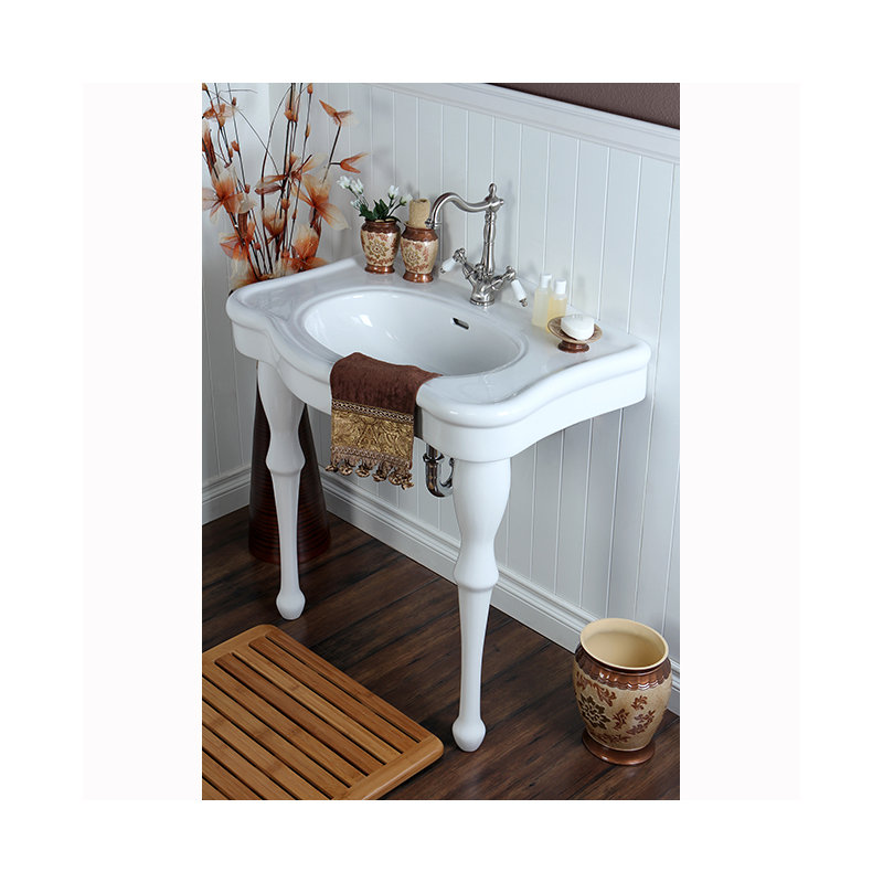 Kingston Brass Imperial 32-Inch Console Sink, Single Hole