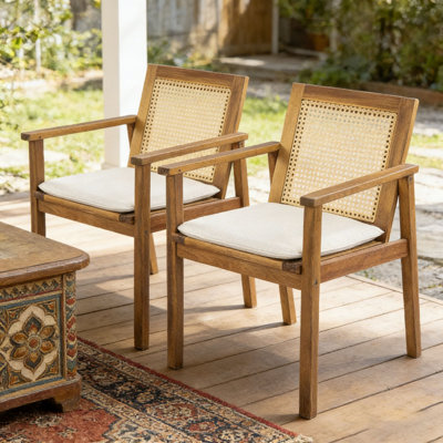 Chaise d'extérieur avec coussin